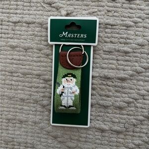 Masters 2026 Needlepoint Keychain Gnome